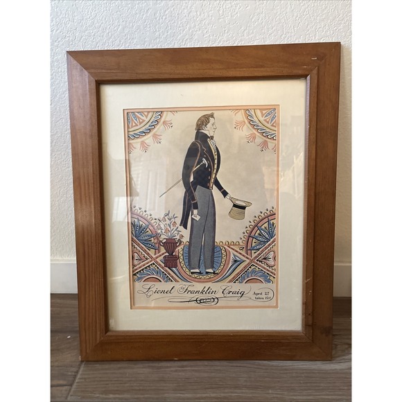 Other - Vintage Lionel Franklin Craig Framed Print 24.5" x 21"